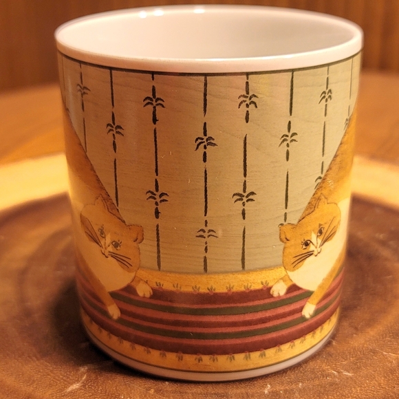 Warren Kimble Cat Collection Mug Cup Stoneware 10 oz. - Picture 5 of 7